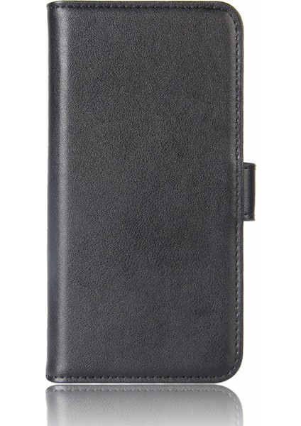 Apple iPhone Xs Max-Black Için Orijinal Deri Deri Cüzdan Stand Telefon Kılıfı (Yurt Dışından)