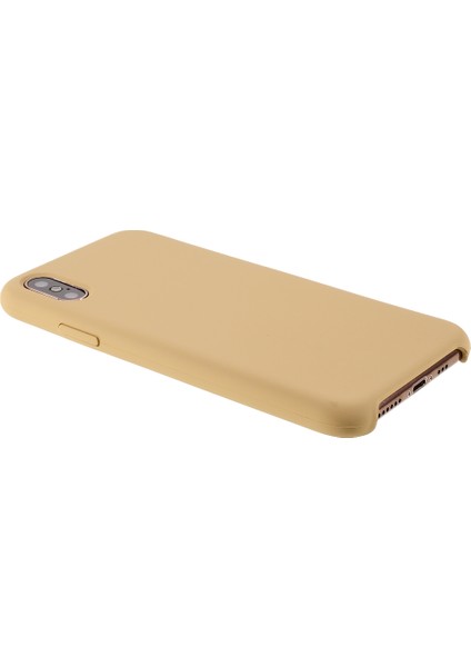 Apple iPhone Xs/x Telefon Kasası Için Iyi Koruma Önleyici Kenar Sarılı Sıvı Silikon Kasa Yumuşak Akıllı Telefon Kapağı Kabuk Işığı Kahverengi (Yurt Dışından) fiyatları