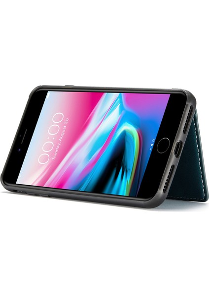 Apple iPhone 7 Plus/8 Plus Deri Kaplamalı Tpu Kasa Çıkarılabilir Manyetik Cüzdan Kickstand Telefon (Yurt Dışından) fırsatları