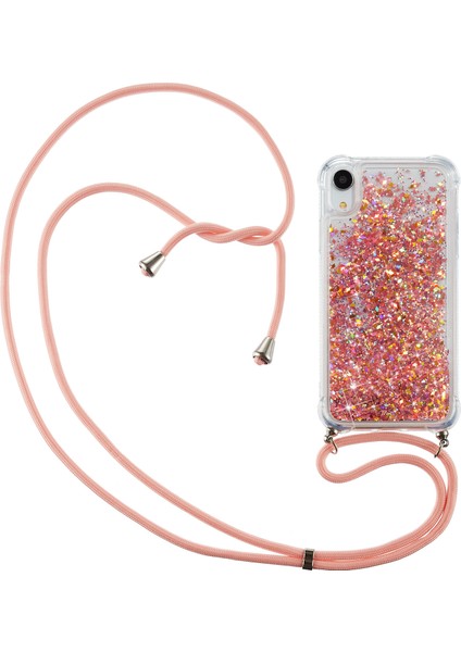 Glitter Powder Quicksand ve Tpu Apple iPhone Xr-Orange Için Geri Kılıf (Yurt Dışından)