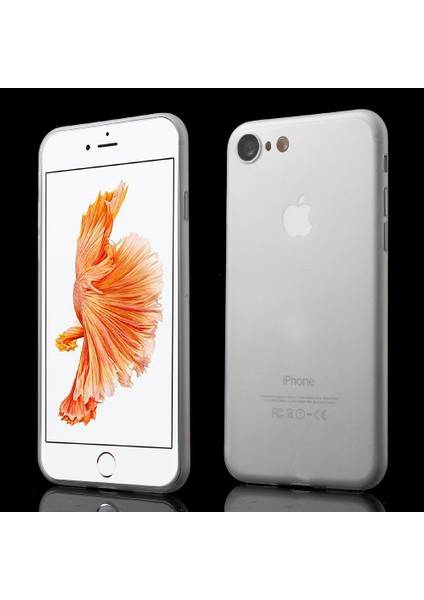 Apple iPhone Se-White Için Ultra Ince 0,3 mm Sert Back Case (Yurt Dışından)