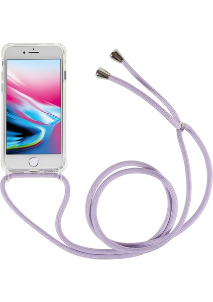 Apple Apple Iphonese Düşme Koruması Için Geri Kasa, Kordonlu Tpu+Akrilik Telefon Kapağı Landard-Purple (Yurt Dışından) fiyatları