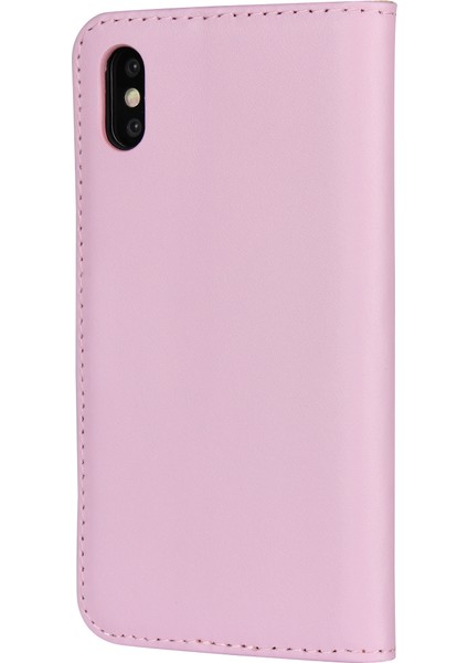 Forestl Digital Apple iPhone Xs Için Orijinal Split Deri Stand Telefon Kapak Pembe (Yurt Dışından)