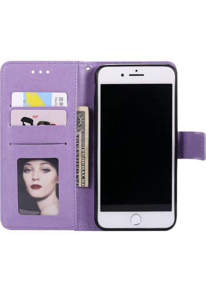 Iphoust Round 8/7 Plus-Prople Için Çiçek Deri Cüzdan Telefon Kapağı (Yurt Dışından) fırsatları