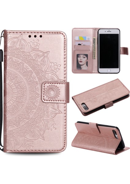 Iplower Drıp Deri Cülteli Apple iPhone 8/7 Plus-Rose Gold Için Telefon Kapağı (Yurt Dışından)