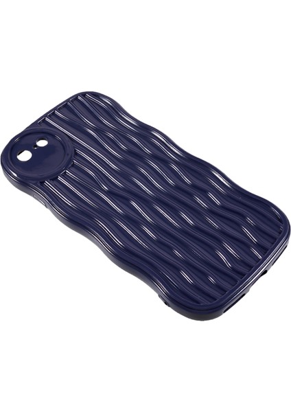 Apple Apple Iphonese/se Tpu Koruyucu Kabuk Dalgalı Kenar Telefon Geri Kova Kapak Dark Mor Için Şok Geçirmez Kılıf (Yurt Dışından) fırsatları