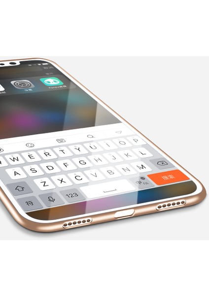 X-Level Guardian Mat Yumuşak Tpu Telefon Apple Apple iPhone Için Hafif Kapak Xr-Gold (Yurt Dışından)
