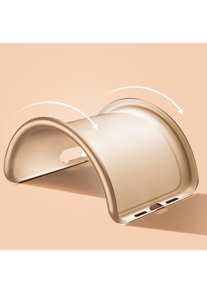 X-Level Guardian Mat Yumuşak Tpu Telefon Apple Apple iPhone Için Hafif Kapak Xr-Gold (Yurt Dışından)