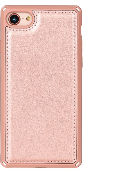 Soyunabilen Tpu Telefon Kılıfı Cüzdan Stand Deri Kabuk Kapağı Birden Fazla Kart Yuvası Apple iPhone Se Için (Yurt Dışından)