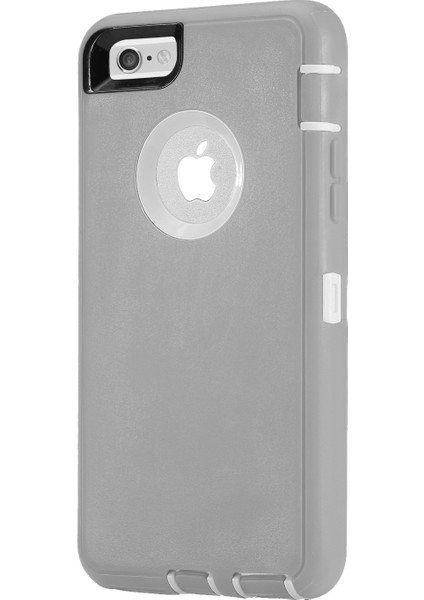 Apple iPhone 6s/6-White+Gri Için Şok Geçirmez Damla Geçirmez Toz Geçirmez Plastik+Tpu Combo Kabuğu (Yurt Dışından)