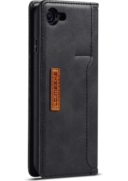 Apple iPhone Se-Black Için Retro Tarzı Deri Kart Tutucu Kılıf (Yurt Dışından) modelleri