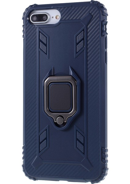 Apple iPhone 6/6s-Mavi Için Parmak Yüzüğü Kickstand Tpu Kasası [yerleşik Manyetik Metal Sac] (Yurt Dışından)