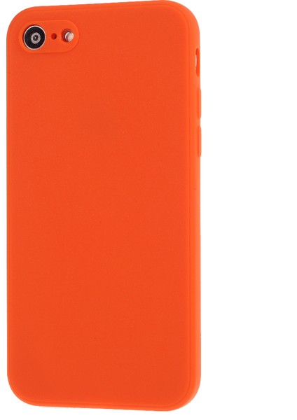 Apple iPhone 7/8/se-Orge Için Saf Renkli Mat Yumuşak Silikon Telefon Kasası (Yurt Dışından) fiyatları