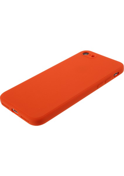 Apple iPhone 7/8/se-Orge Için Saf Renkli Mat Yumuşak Silikon Telefon Kasası (Yurt Dışından) fırsatları