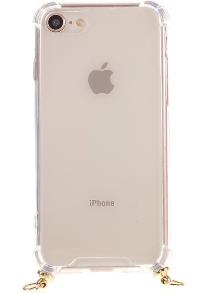 Apple iPhone Se Tpu+Akrilik+Textil Strap Fall Anti-Fall Shell-Wine Red (Yurt Dışından)