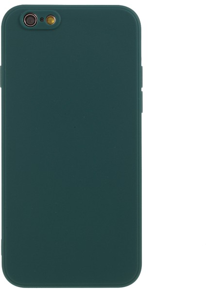 Apple iPhone 6/6s-Dark Green Için Mat Cilt Yumuşak Silikon Telefon Kılıfı (Yurt Dışından)