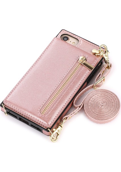 Dikey Flip Kickstand Tasarım Pu Deri Kaplamalı Tpu Telefon Hibrit Kılıf Apple iPhone Se Için Layard ile (Yurt Dışından) modelleri