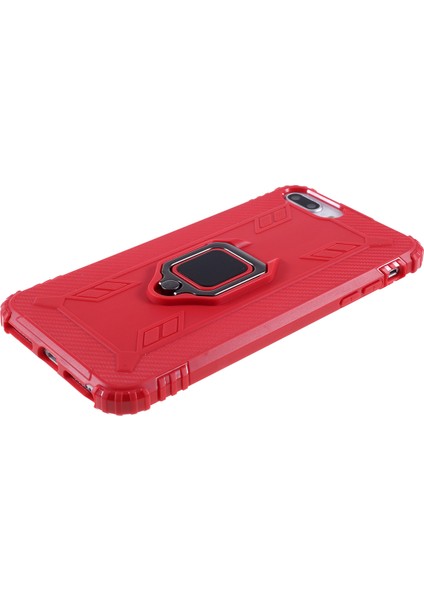 Apple Apple iPhone 6/6s-Red Için Parmak Kickstand Tpu Kılıfı [yerleşik Manyetik Metal Sac] (Yurt Dışından)