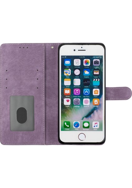 Apple Iphonesepu Deri Derek Renk Kapağı Cilt Dokunma Stand Cüzdan Telefon Vaka-Doğum (Yurt Dışından) modelleri