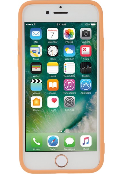 Apple iPhone 7/8 Için Kauçuk Telefon Kasası, Çizim Önleyici Fiber Astar Tpu Kapak-Turun (Yurt Dışından)