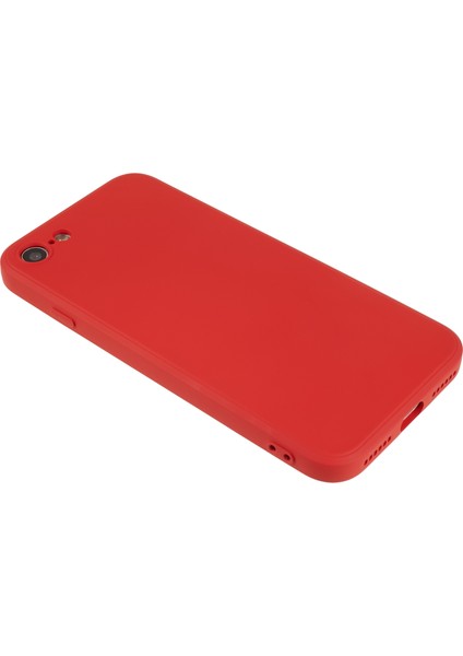 Apple iPhone 7/8 Için Kauçuk Telefon Kasası, Çizim Önleyici Fiber Astar Tpu Kapak Kırmızısı (Yurt Dışından) fırsatları