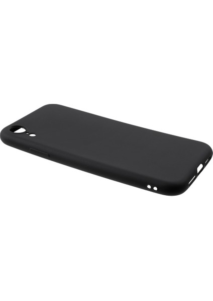 Apple iPhone Xr-Black Için Fingerprint Mat Tpu Cep Telefon Kabuğu (Yurt Dışından)