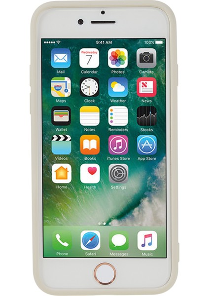 Apple iPhone 7/8 Için Kauçuk Telefon Kasası, Çizim Önleyici Fiber Astar Tpu Kapak-Beyaz (Yurt Dışından) fiyatları