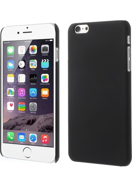 Apple iPhone 6 Plus/6s Plus-Black Için Kauçuk Sert Plastik Kasa (Yurt Dışından)