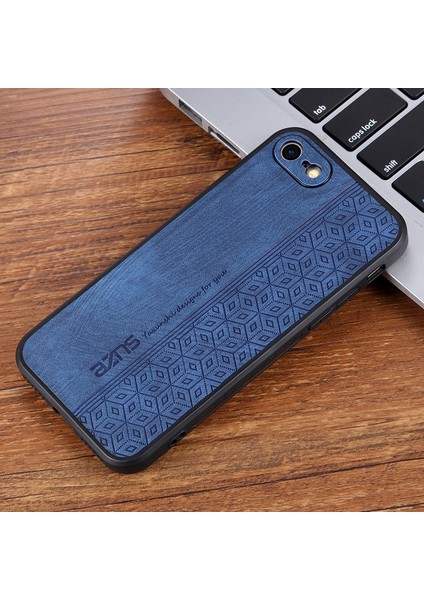 Apple iPhone 7/8 Baskılı Desenli Telefon Kılıfı Damla Damalı Pu Deri Kaplamalı Tpu Kapak Mavisi (Yurt Dışından) fırsatları
