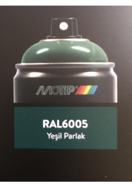 Motip Carat 400 ml Ral 6005 Yeşil Akrilik Sprey Boya