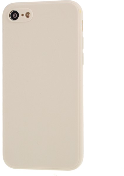Apple iPhone 7/8/se-Beige Için Saf Renkli Mat Yumuşak Silikon Telefon Kasası (Yurt Dışından) fiyatları