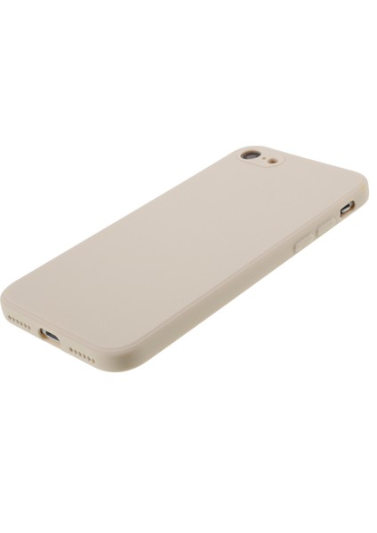 Apple iPhone 7/8/se-Beige Için Saf Renkli Mat Yumuşak Silikon Telefon Kasası (Yurt Dışından) fırsatları