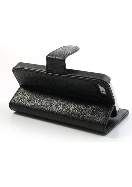 Litchi Cilt Deri Kart Tutucu Kılıfı Apple iPhone Se 5s 5-Black (Yurt Dışından) fırsatları
