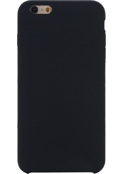 Apple iPhone 6s/6 Için Iyi Koruma Yumuşak Cep Telefonu Kaplama Kenar Sarılı Sıvı Silikon Kılıf Black (Yurt Dışından)