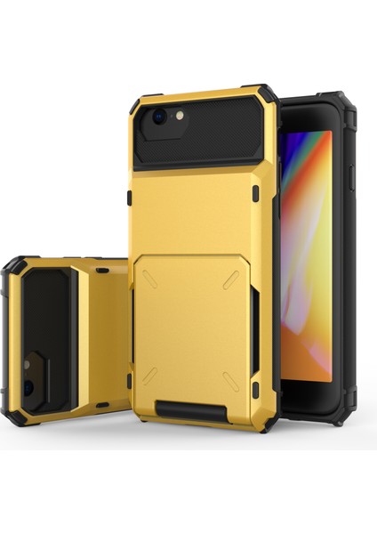 Flip Card Tutucu Tpu+Pc Hybrid Koruyucu Apple iPhone Se /8 /7-Sey (Yurt Dışından)