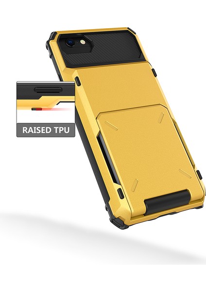 Flip Card Tutucu Tpu+Pc Hybrid Koruyucu Apple iPhone Se /8 /7-Sey (Yurt Dışından)