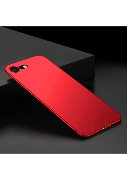 Apple iPhone Se Mat Sabit Pc Telefon Kılıf Kamera Koruma Koruma Kırmızılı Kırmızı (Yurt Dışından) fiyatları