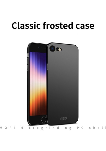 Apple iPhone Se Mat Sabit Pc Telefon Kılıf Kamera Koruma Koruma Kırmızılı Kırmızı (Yurt Dışından) modelleri