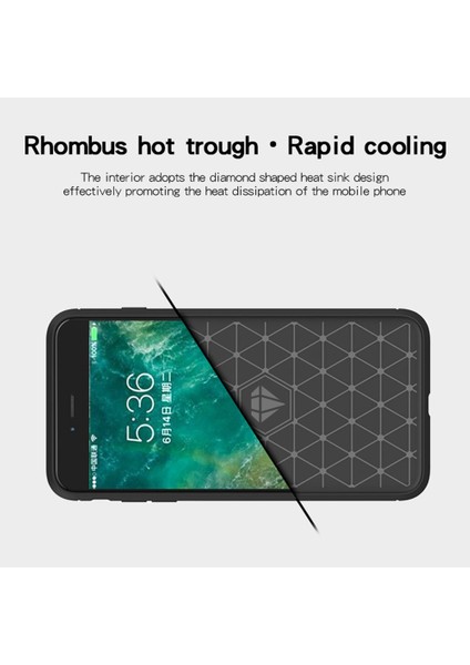 Apple iPhone 7 Plus/8 Artı Karbon Fiber Dokusu Için Fırçalanmış Tpu Kasası Çizilmeye Dayanıklı Cep Telefonu Kapağı (Yurt Dışından) modelleri
