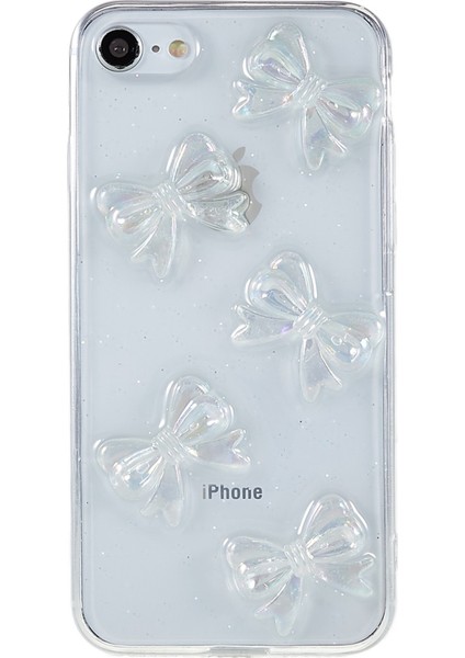 Apple iPhone 7/8 Şok Geçirmez Kasa Epoksi Telefon Koruyucusu 3D Desen Dekorasyon Anti-Çizik Telefon Kapağı (Yurt Dışından)