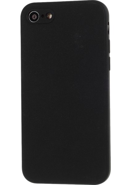 Apple iPhone 7/8/se-Black Için Saf Renkli Mat Yumuşak Silikon Telefon Kasası (Yurt Dışından) fiyatları