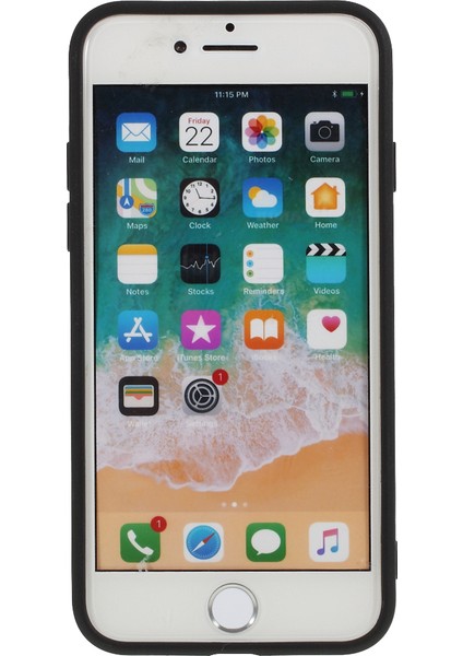 Apple iPhone 7/8/se-Black Için Saf Renkli Mat Yumuşak Silikon Telefon Kasası (Yurt Dışından) modelleri