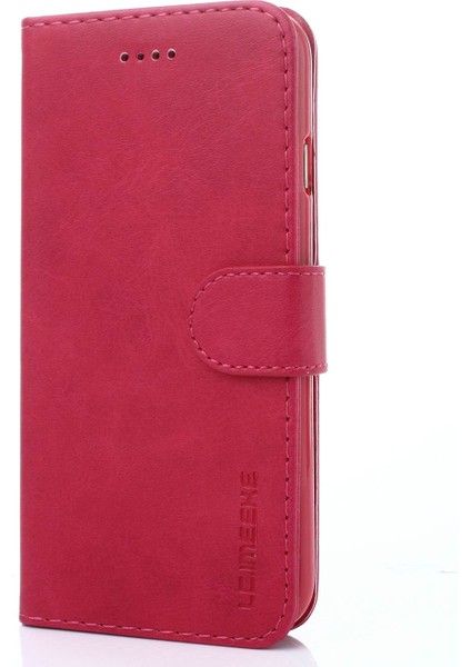 Manyetik Toka Kapatma Pu Deri Kasa Folio Apple iPhone Se-Rose Için Flip Cüzdan Kapağı (Yurt Dışından)