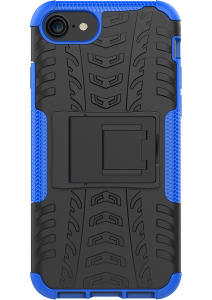 Apple iPhone Se- Kickstand-Blue ile Serin Tire Pc+Tpu Kalkan Kılıfı (Yurt Dışından) modelleri