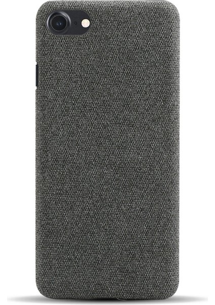 Apple iPhone Se-Dark Gray Için Ksq Kumaş Doku Sert Plastik Kasa (Yurt Dışından) modelleri