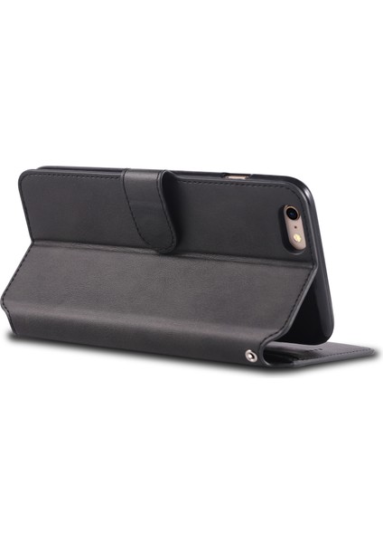 Apple iPhone 6s/6-Black Için Deri Çanta [cüzdan Standı] (Yurt Dışından)
