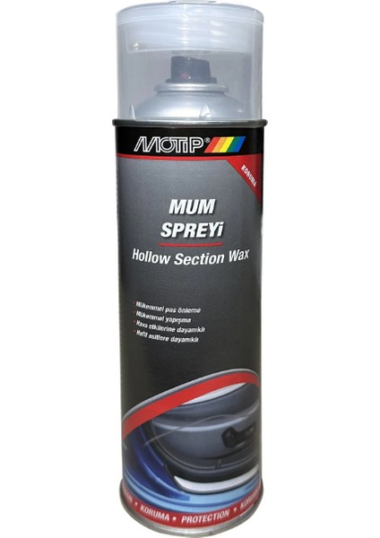 500ML Oto Kaporta Koruyucu Mum Sprey Şeffaf Mum Spreyi