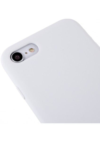 Kenar Sarılı Sıvı Silikon Telefon Koruma Kasası Cep Telefonu Kabuğu Apple iPhone Se-White (Yurt Dışından) fırsatları