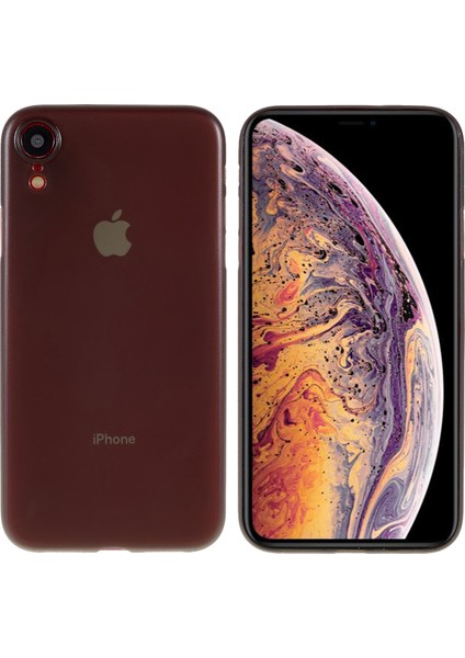 Apple iPhone Xr Ultra-Inat Mat Sert Pc Kamera Koruma Koruma Şok Geçirmez Kapak Tercüman Siyah (Yurt Dışından)