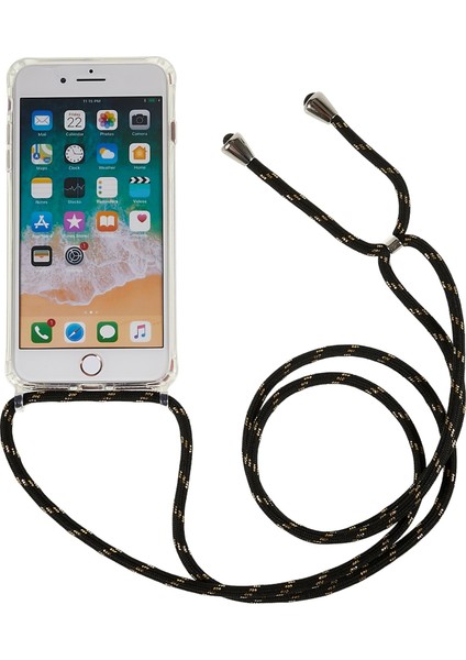 Apple iPhone 7 Plus/8 Için Geri Kılıf Plus Clear Bump Proof Tpu+Akrilik Telefon Kapağı Kradard-Black/gold (Yurt Dışından) fiyatları